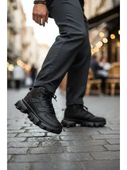 Ghete barbati negre H50 N1-5