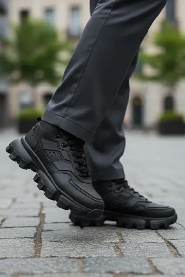 Ghete barbati negre 11925 N1-5