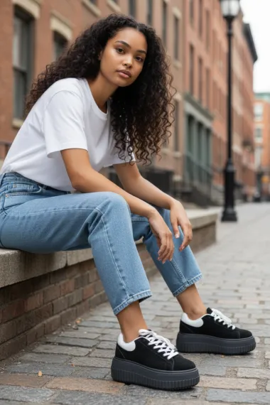 Adidasi dama negri casual ZH12