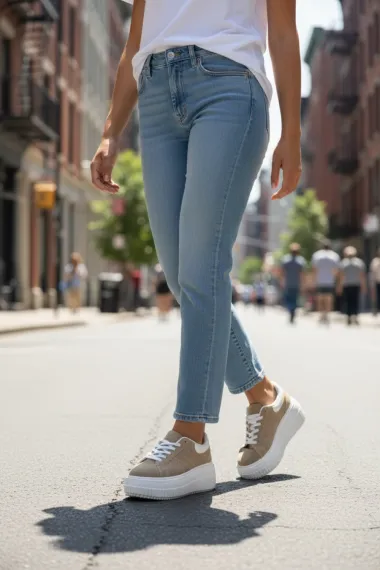 Adidasi dama albi casual ZH12