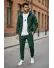 Trening barbati slim fit verde, Pantaloni + Hanorac 5031 I11-1