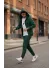 Trening barbati slim fit verde, Pantaloni + Hanorac 5031 I11-1