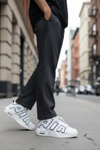 Adidasi barbati casual, albi AIR10