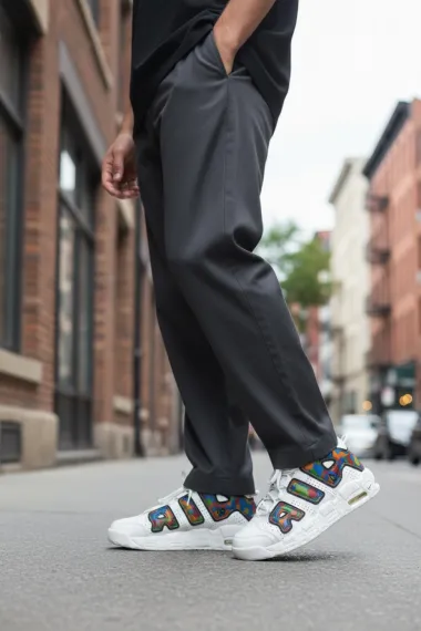 Adidasi barbati casual, albi AIR20