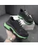 Adidasi barbati casual, negri cu verde, 103
