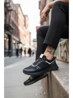 Adidasi barbati casual negri B017 N1-4
