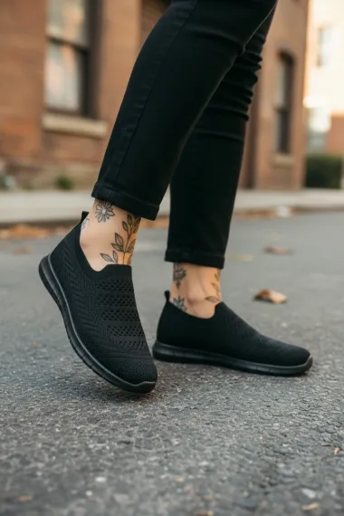 Espadrile dama casual negre CL15 T53-2