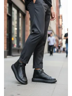 Adidasi barbati casual, negri 6616