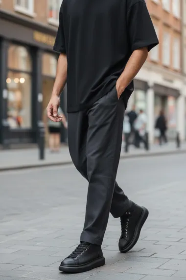 Adidasi barbati casual, negri 6616