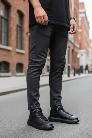 Adidasi barbati casual, negri 6616