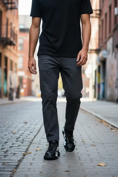 Adidasi barbati casual, negri 6620