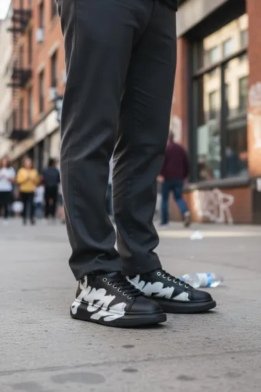 Adidasi barbati casual, negri 6620