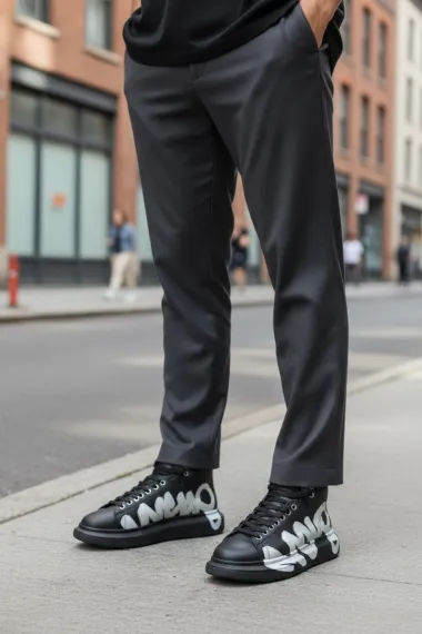 Adidasi barbati casual, negri 6620