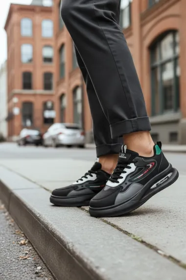 Adidasi barbati casual, negri A70 N8-1