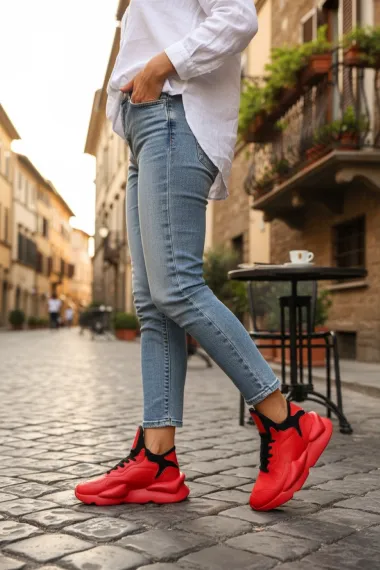 Adidasi dama rosi casual , inalti, H9