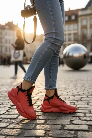 Adidasi dama rosi casual , inalti, H9