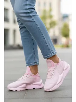 Adidasi dama roz casual , inalti, H9