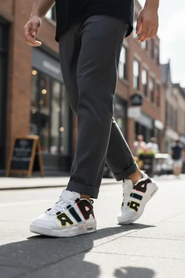 Adidasi barbati casual, albi AIR30