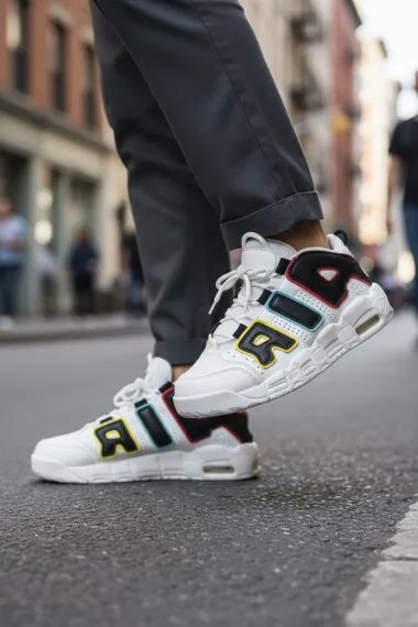 Adidasi barbati casual, albi AIR30