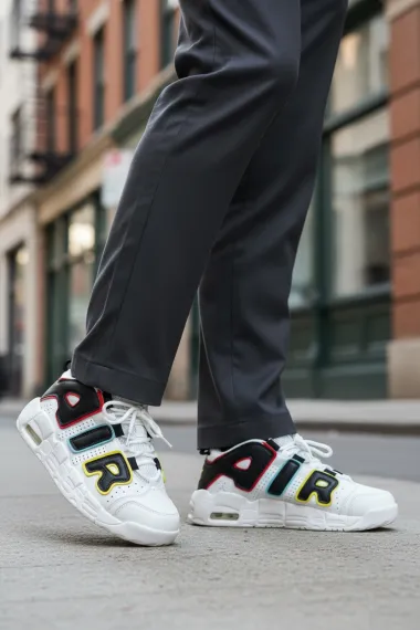 Adidasi barbati casual, albi AIR30