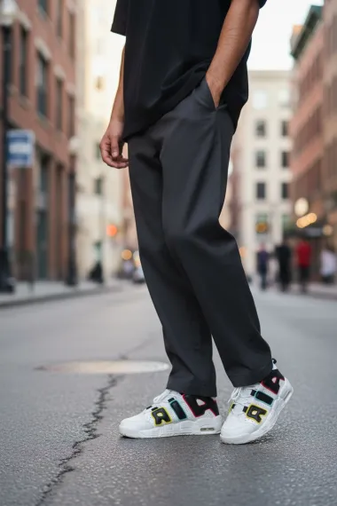 Adidasi barbati casual, albi AIR30