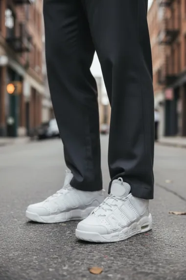 Adidasi barbati casual, albi AIR50