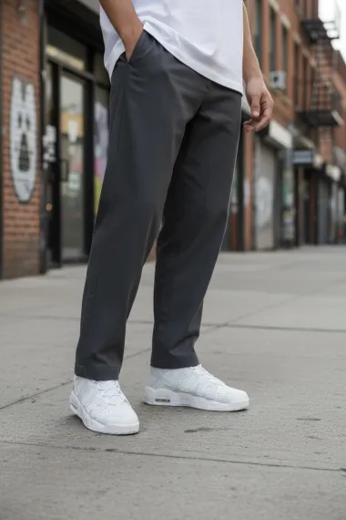 Adidasi barbati casual, albi AIR50