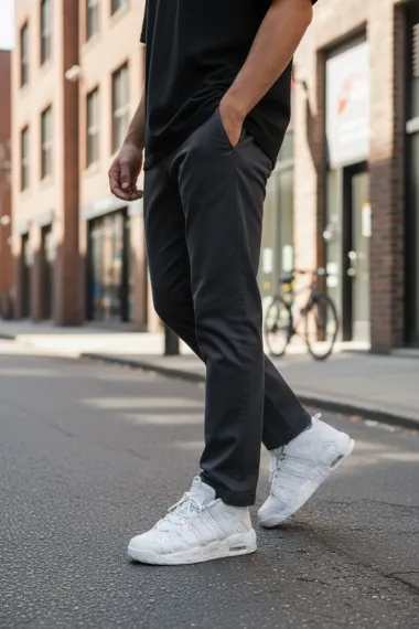 Adidasi barbati casual, albi AIR50