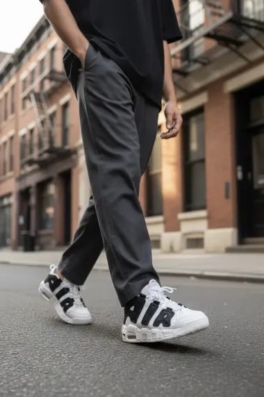 Adidasi barbati casual, albi AIR60