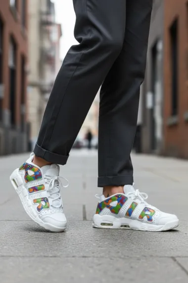 Adidasi barbati casual, albi AIR70