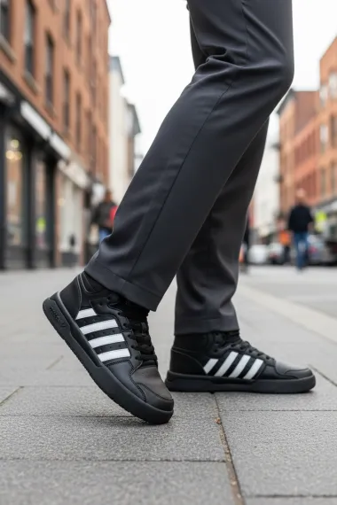 Adidasi barbati casual, negri H38