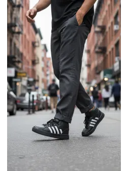 Adidasi barbati casual, negri H38