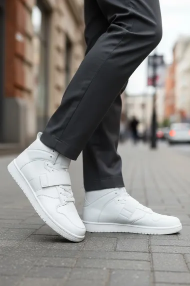 Adidasi barbati casual, albi H54