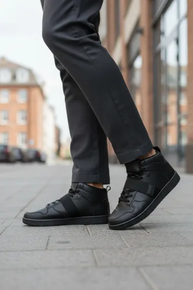 Adidasi barbati casual, negri H54