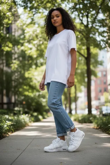 Adidasi dama albi casual , inalti, AIR50