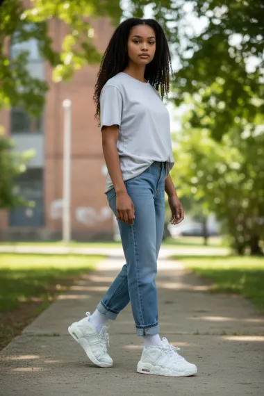 Adidasi dama albi casual , inalti, AIR50