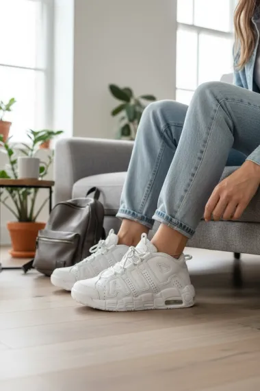 Adidasi dama albi casual , inalti, AIR50