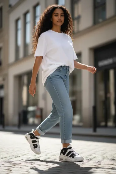 Adidasi dama albi casual , inalti, AIR60