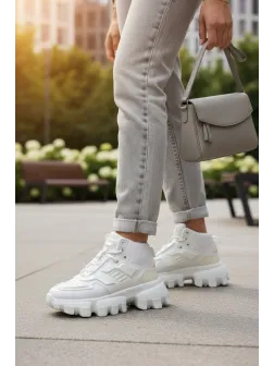 Adidasi dama albi casual , inalti, H50