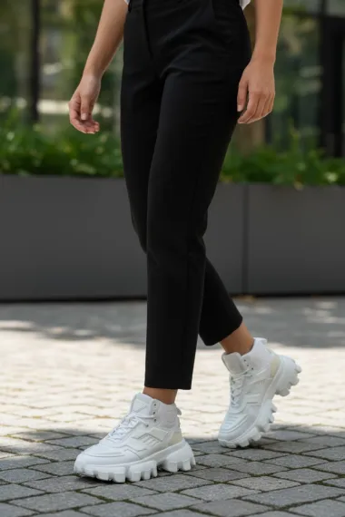 Adidasi dama albi casual , inalti, H50