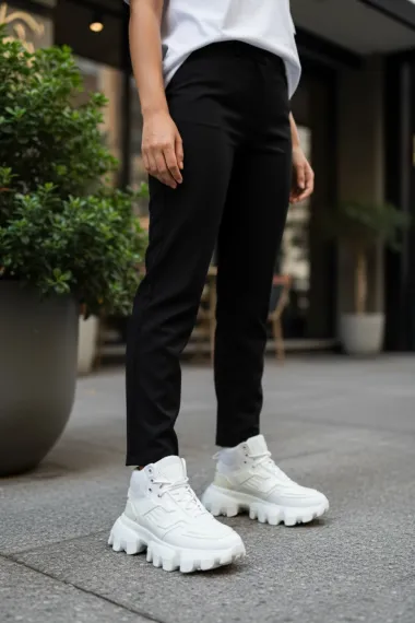 Adidasi dama albi casual , inalti, H50