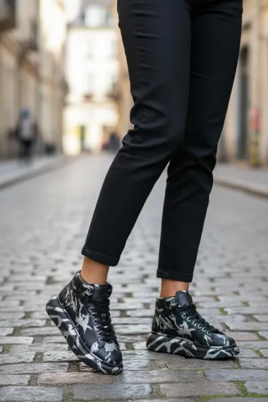 Adidasi dama negri casual , inalti, 6617