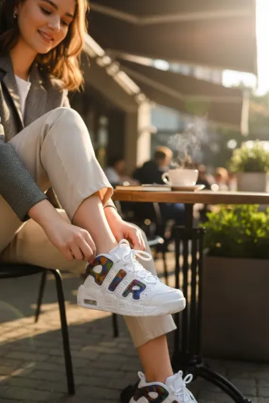 Adidasi dama albi casual , inalti, AIR20