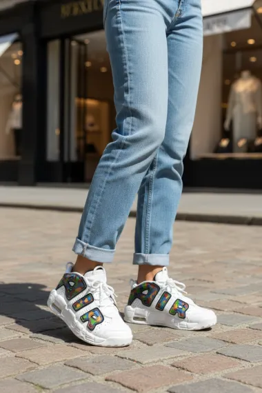 Adidasi dama albi casual , inalti, AIR20