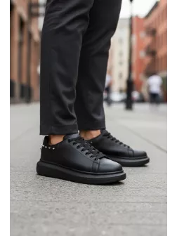 Adidasi barbati casual amq, negri 6626 N17-3