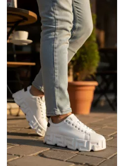 Adidasi barbati VSC Greca albi 082 T15-2