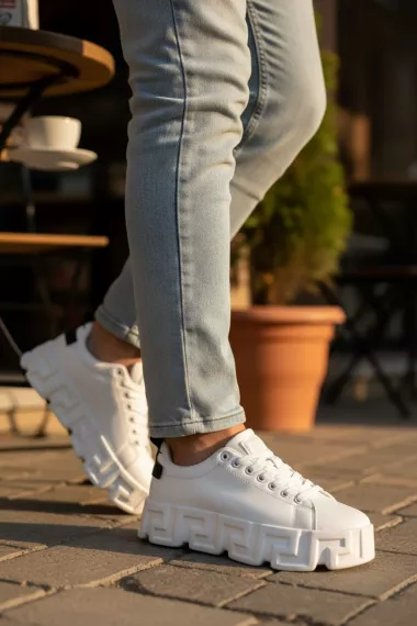 Adidasi barbati VSC Greca albi 082 T15-2