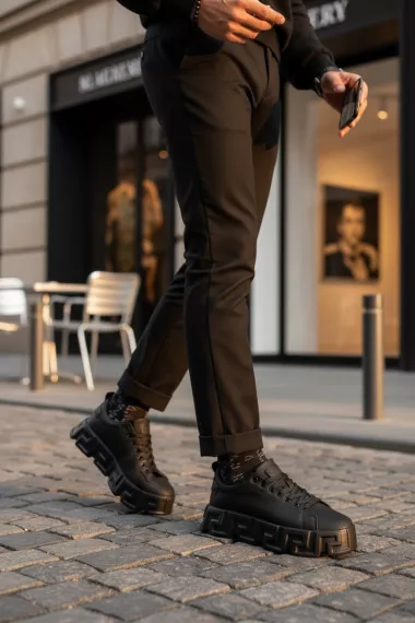 Adidasi barbati VSC Greca negri 082 T14-3