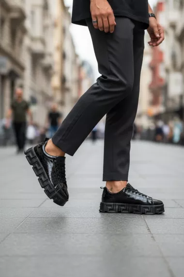 Adidasi barbati casual, VSC, negri 0825