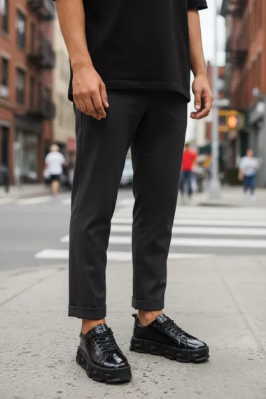 Adidasi barbati casual, VSC, negri 0825